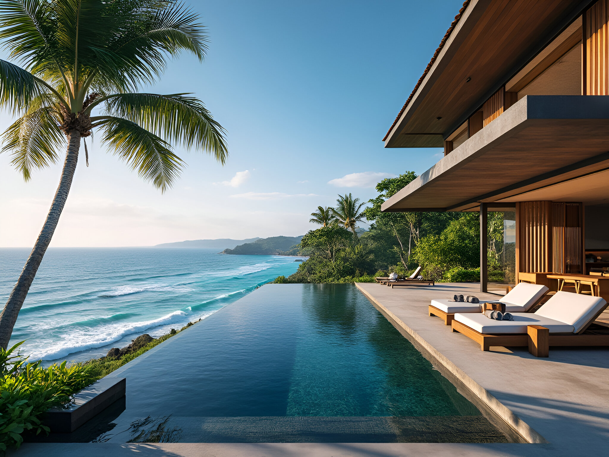 Luxury Beachfront Villa in Bali